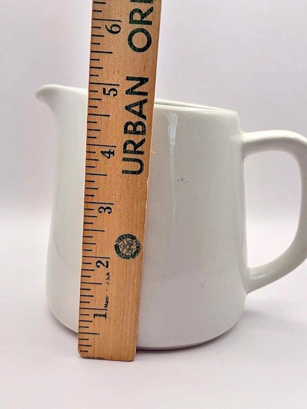 Vintage Arabia Finland Ceramic Pitcher in White
